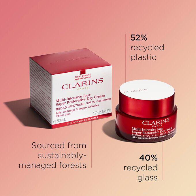 Crema de día Super Restorative - Crema hidratante de día con SPF 15 para la piel menopáusica