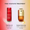 Crema de ojos recargable Total Eye Lift para reafirmar, reducir arrugas, ojeras y hinchazón