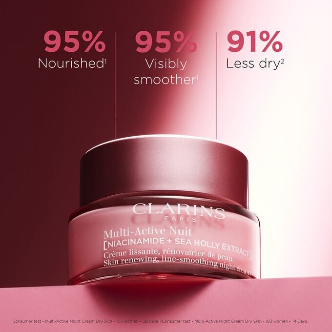 Crema facial de noche Multi-Active - Piel seca