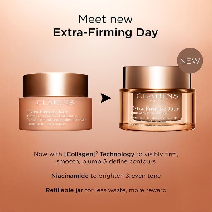 Crema hidratante de día Extra-Firming recargable con polipéptidos de colágeno y niacinamida
