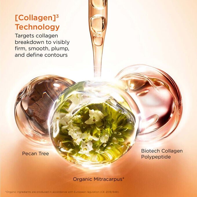 Crema hidratante recargable Extra-Firming Energy con polipéptidos de colágeno + niacinamida