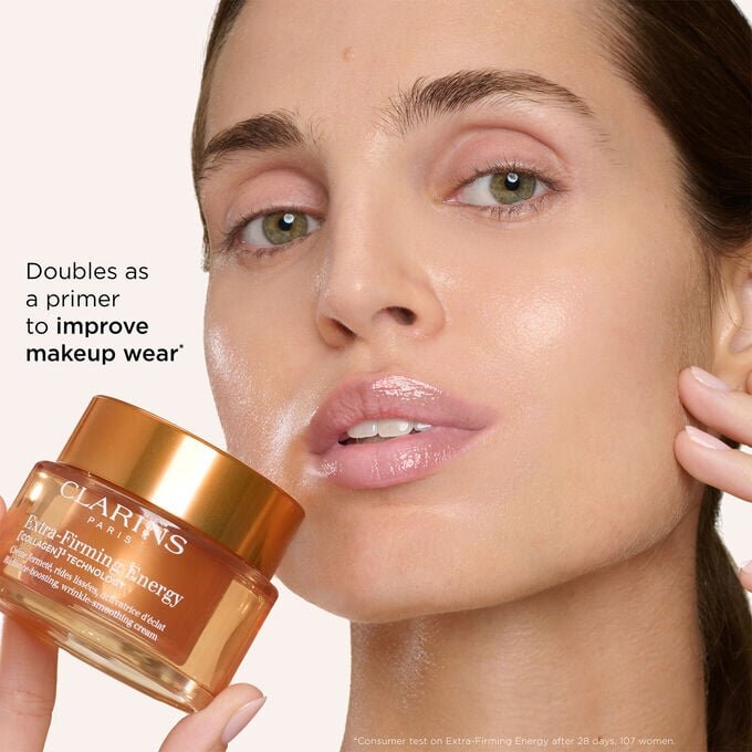 Crema hidratante recargable Extra-Firming Energy con polipéptidos de colágeno + niacinamida