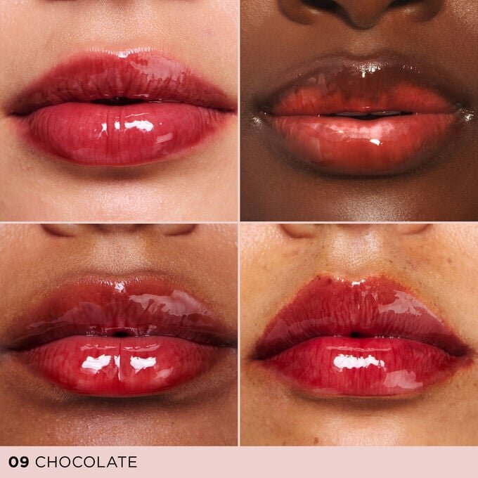 Dúo de aceite labial y tinte labial en tono Nude | Lip Comfort Oil y Water Lip Stain | Para unos labios hidratados y visiblemente más voluminosos