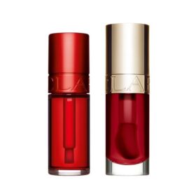 Dúo de aceite y tinte labial en rojo | Iconic Lip Comfort Oil y Water Lip Stain | Para unos labios hidratados y visiblemente más voluminosos