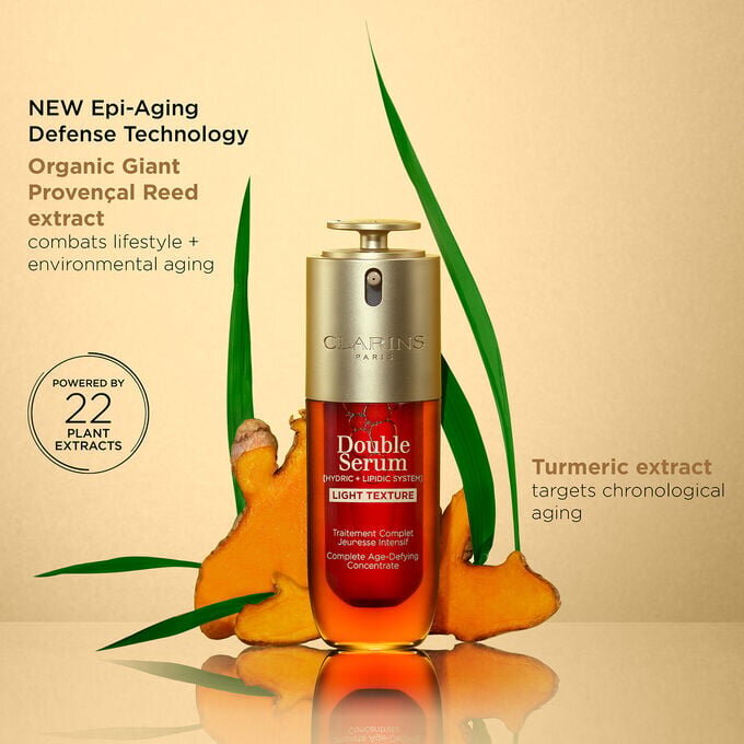 Set de Double Serum Light y crema de día Extra-Firming con SPF | 1,7 oz de Double Serum Light y crema de día Extra-Firming con SPF 15 | Dúo de sérum antienvejecimiento y crema hidratante