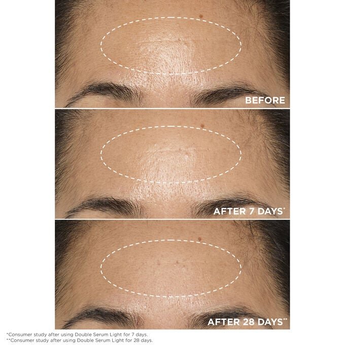 Dúo Double Serum Light + Double Serum Eye | El Double Serum antienvejecimiento más vendido, de textura ligera, 1,7 oz + Double Serum Eye