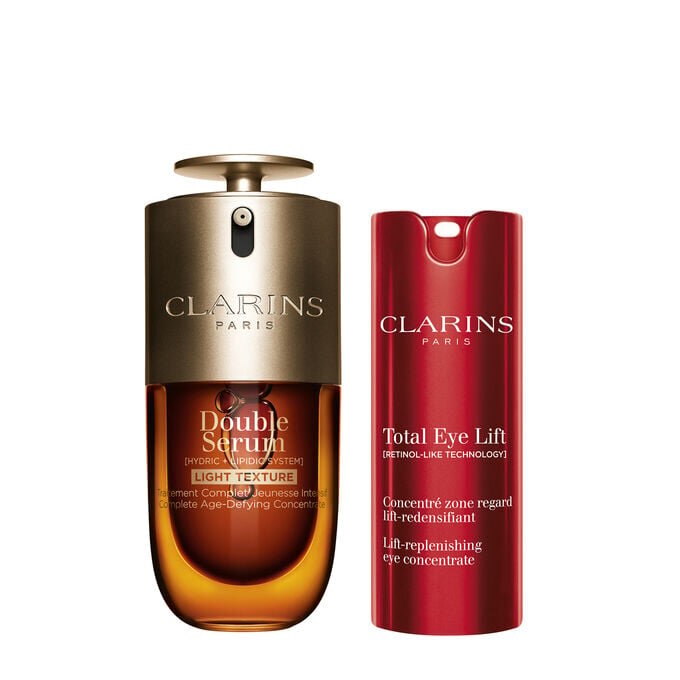 Dúo Double Serum Light + Total Eye Lift | Rutina antienvejecimiento más vendida | NUEVO Total Eye Lift, para un lifting ocular visible en 30 segundos