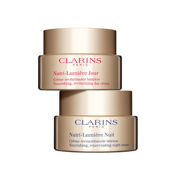 Dúo Nutri-Lumière 24/7 | Crema de día Nutri-Lumière y crema de noche Nutri-Lumière | Set de cremas hidratantes nutritivas y antienvejecimiento para pieles maduras