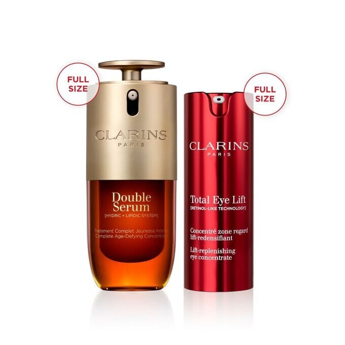 Dúo Rostro + Ojos Wonders Age Defense | Con Double Serum + Total Eye Lift | Set antienvejecimiento superventas
