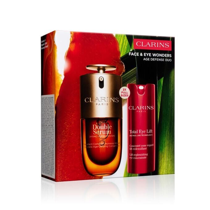 Dúo Rostro + Ojos Wonders Age Defense | Con Double Serum + Total Eye Lift | Set antienvejecimiento superventas