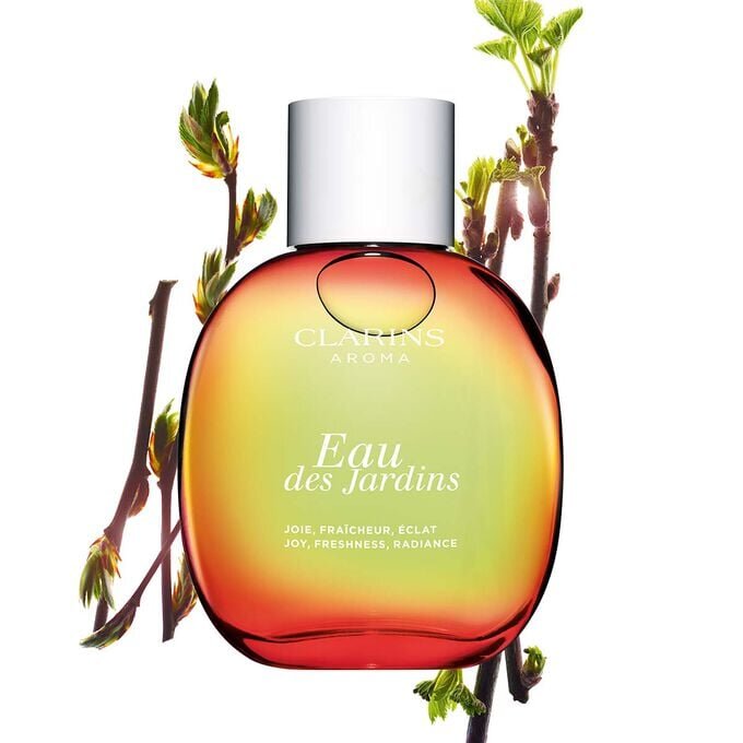 Eau des Jardins, spray de fragancia de tratamiento: perfume en spray con aceites esenciales