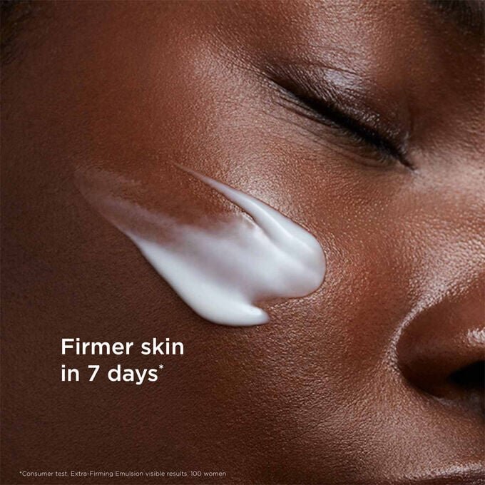 Emulsión hidratante Extra-Firming con polipéptidos de colágeno + niacinamida