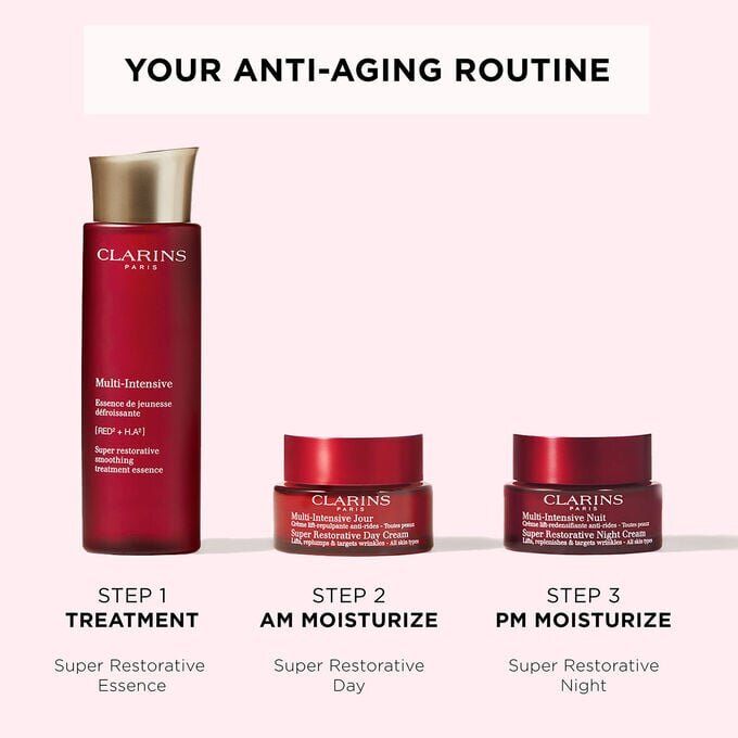 Esencia facial de tratamiento suavizante y Super Restorative: esencia hidratante y reparadora para el rostro
