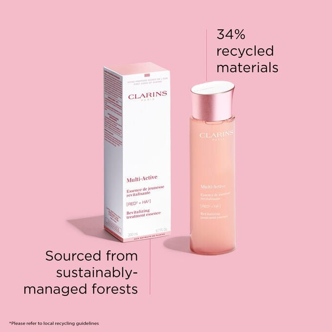 Esencia facial revitalizante Multi-Active con ácido hialurónico