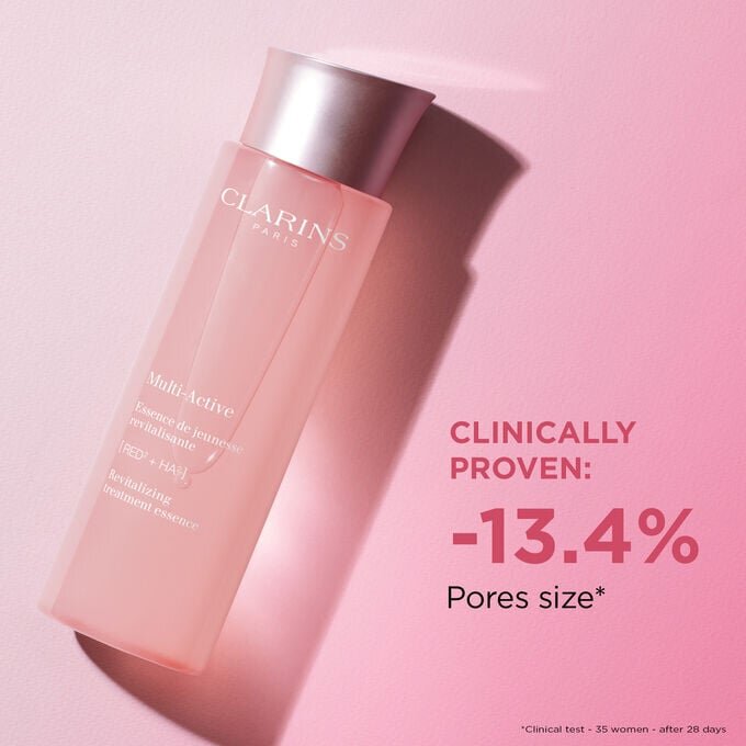 Esencia facial revitalizante Multi-Active con ácido hialurónico