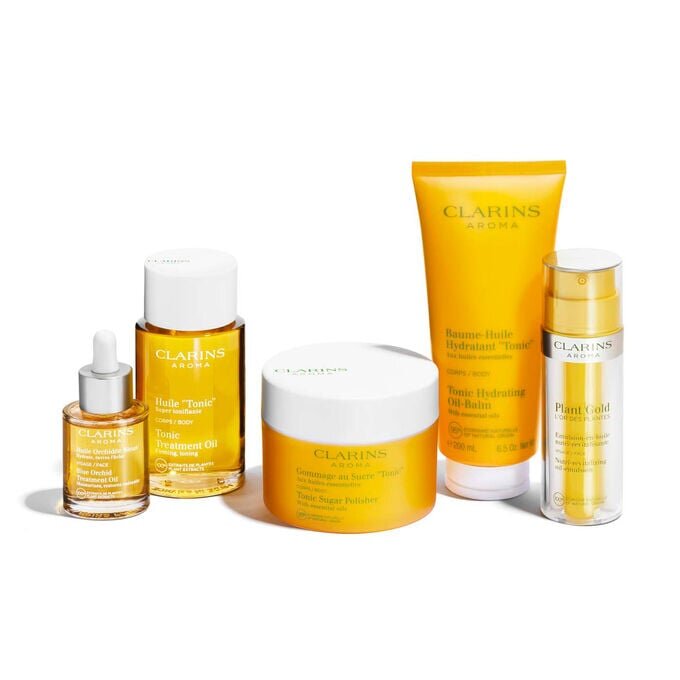 Exfoliante tónico de azúcar — Exfoliante para el cuerpo con aceites esenciales