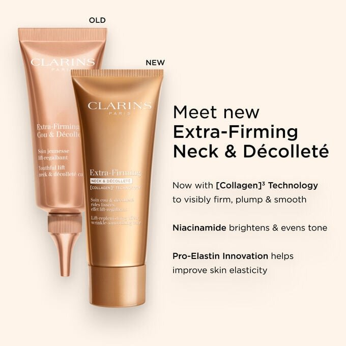 Extra-Firming antienvejecimiento para cuello y escote con polipéptidos de colágeno y niacinamida