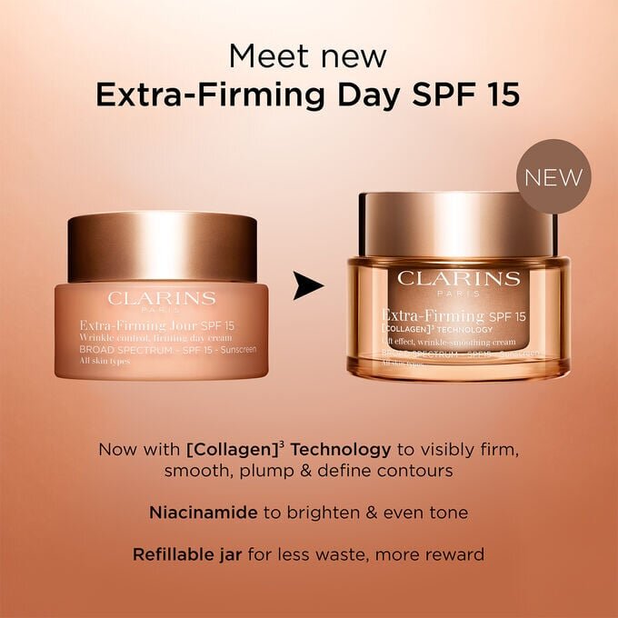 Extra-Firming Day SPF 15 recargable crema hidratante con polipéptidos de colágeno + niacinamida