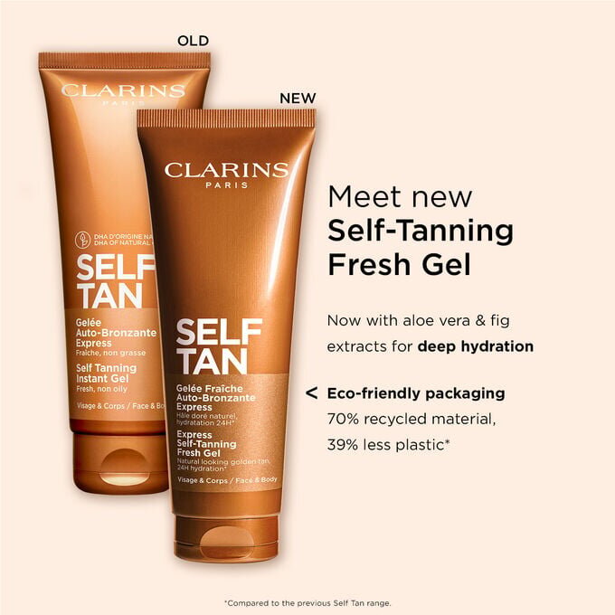 Gel autobronceador para rostro y cuerpo