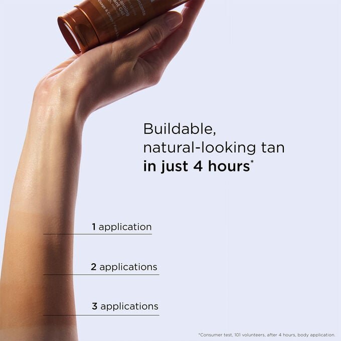 Gel autobronceador para rostro y cuerpo