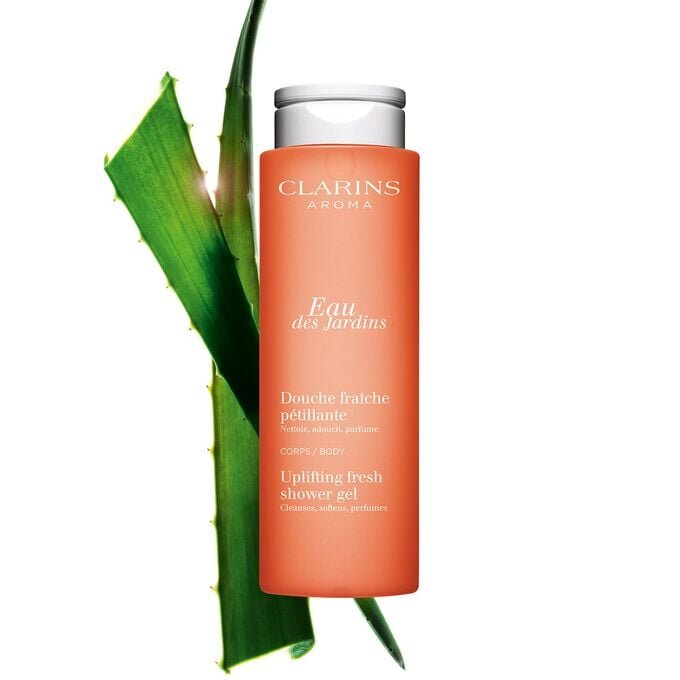 Gel de ducha refrescante «Uplifting» de Eau des Jardins: gel de baño limpiador con aceites esenciales