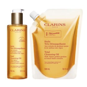 Kit de recambio de aceite limpiador Total Cleansing Oil | Tamaño normal + recambio | Para una piel purificada y sin Maquillaje