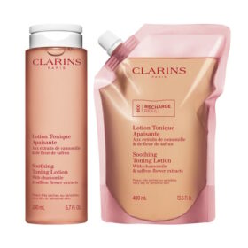Kit de recambio de Soothing Toning Lotion | Tónico calmante en tamaño normal y recambio | Para piel sensible