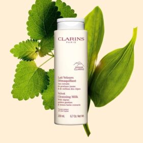 Leche limpiadora facial Velvet: desmaquillante hidratante y suave para el maquillaje