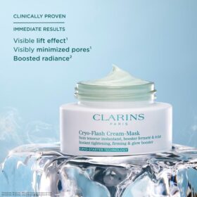 Mascarilla Cryo-Flash: mascarilla facial en gel-crema que refina los poros y reafirma el rostro