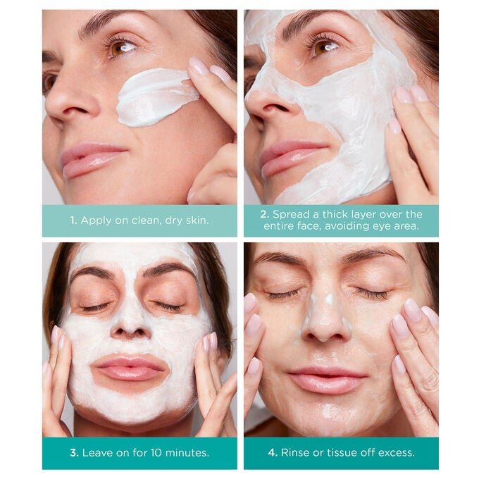 Mascarilla Cryo-Flash: mascarilla facial en gel-crema que refina los poros y reafirma el rostro
