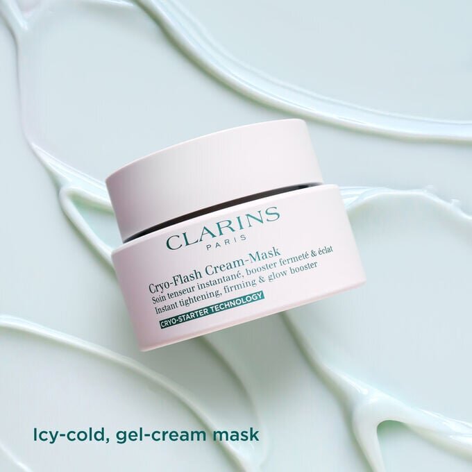 Mascarilla Cryo-Flash: mascarilla facial en gel-crema que refina los poros y reafirma el rostro