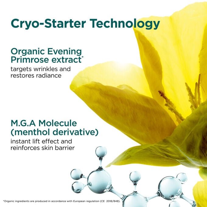 Mascarilla Cryo-Flash: mascarilla facial en gel-crema que refina los poros y reafirma el rostro