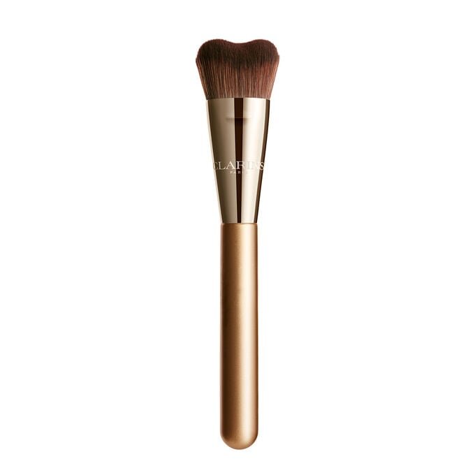 Pincel para base de maquillaje inspirado en el gua sha