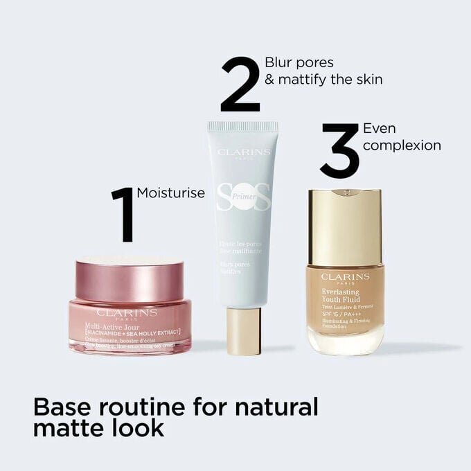 Prebase facial correctora de color + hidratante SOS Primer