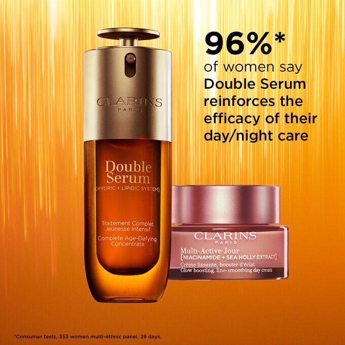 Set de Double Serum y Multi-Active | 1 oz de Double Serum y crema de día Multi-Active | Sérum antienvejecimiento y crema hidratante