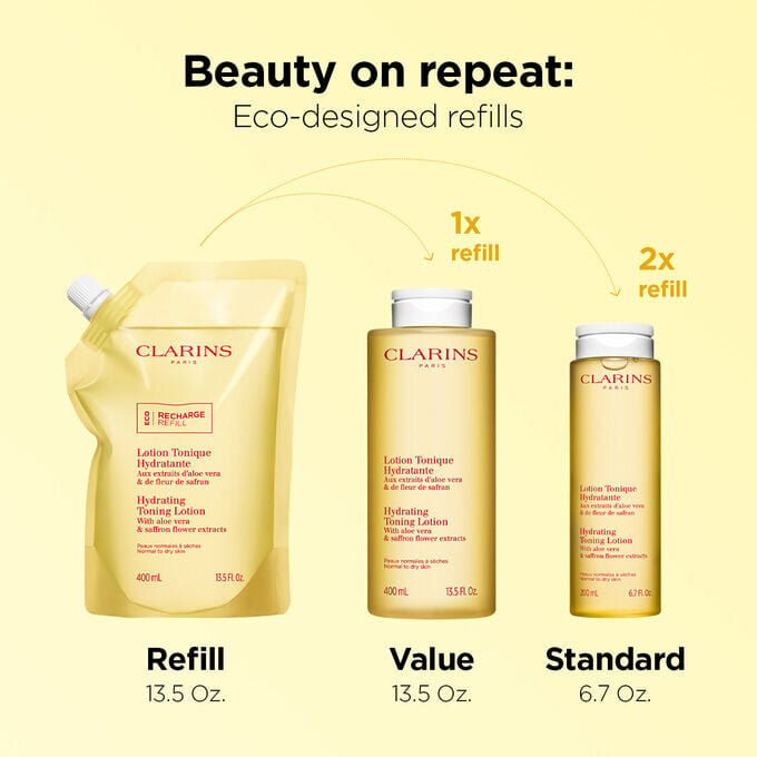 Tónico hidratante + loción para el rostro para piel normal y seca - Tónico para el rostro hidratante + loción