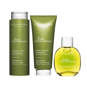 Trío Eau Extraordinaire: set de gel de ducha, loción para el cuerpo y fragancia