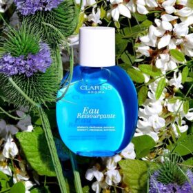 Trío Eau Ressourçante: gel de ducha, loción para el cuerpo y fragancia
